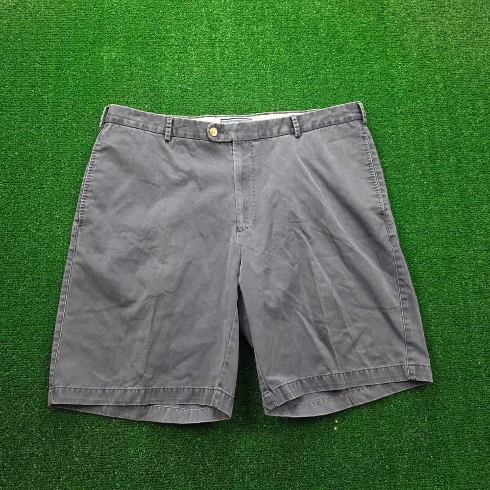 Vintage Peter Millar Chino Golf Shorts Mens 38‎ Blue Faded Pima Cotton Casual